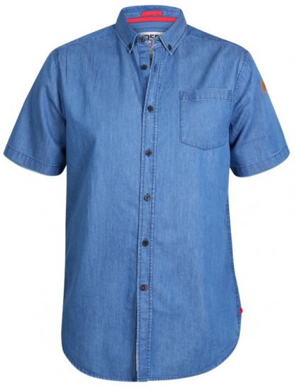 D555 Arnold Denim Shirt - Herrenhemden - Herrenhemden in großen Größen