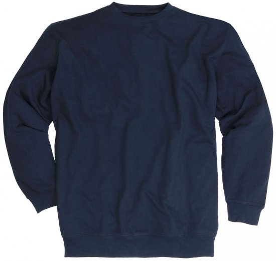 Adamo Athen Crew neck Sweatshirt Navy - Herren-sweater und -hoodies - Herren-Sweater und -Hoodies in großen Größen