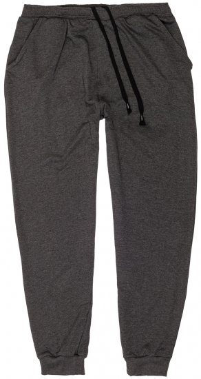 Adamo Athen Sweatpants with Cuffs Charcoal - Jogginghosen für herren - Jogginghosen für Herren in großen Größen
