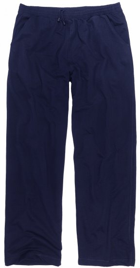 Adamo Athen Sweatpants with Open Hem Navy - Jogginghosen für herren - Jogginghosen für Herren in großen Größen