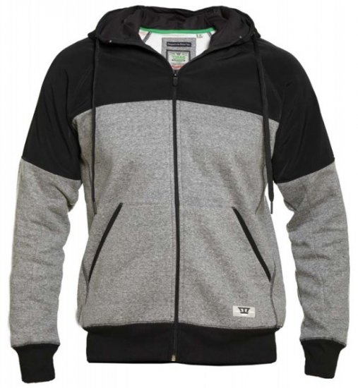 D555 Banbury Hoodie Black - Herren-sweater und -hoodies - Herren-Sweater und -Hoodies in großen Größen