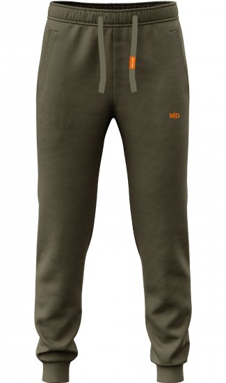 Motley Denim Berlin Sweatpants Dark Khaki - Jogginghosen für Herren in großen Größen - Jogginghosen für Herren in großen Größen