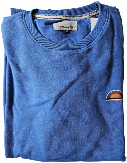 Blend 5055 Sweatshirt Delft - Herren-sweater und -hoodies - Herren-Sweater und -Hoodies in großen Größen