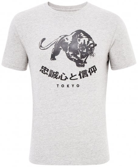 Loyalty & Faith Blocker T-shirt Grey - Herren-T-shirts - Herren-T-Shirts in großen Größen