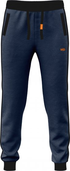 Motley Denim Bremen Sweatpants Dark Indigo/Black - Jogginghosen für herren - Jogginghosen für Herren in großen Größen