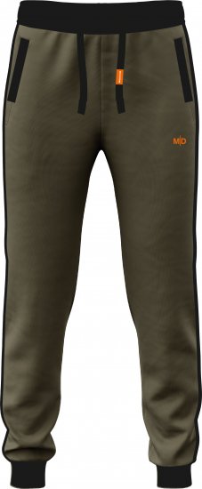 Motley Denim Bremen Sweatpants Dark Khaki/Black - Jogginghosen für herren - Jogginghosen für Herren in großen Größen