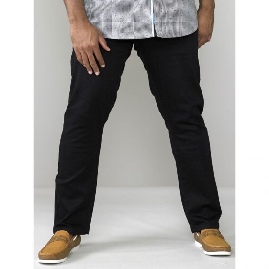 D555 Claude Stretch Jeans Black TALL SIZES - HERRENBEKLEIDUNG MT-6XLT - Langgrößen für Herren