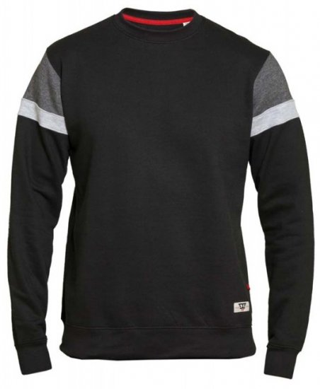D555 Clermont Sweatshirt Black - Herren-sweater und -hoodies - Herren-Sweater und -Hoodies in großen Größen