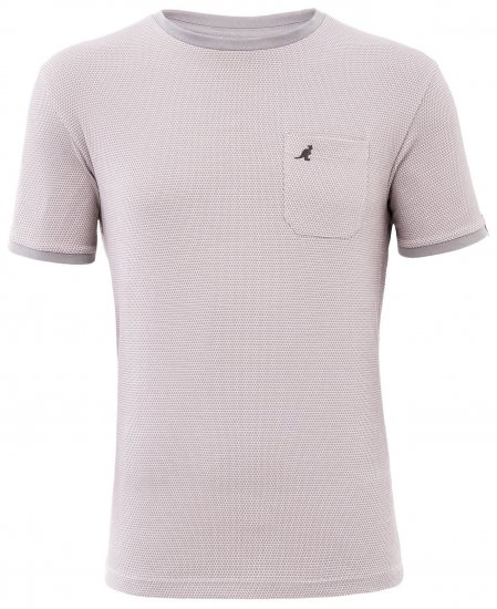 Kangol Cosmo T-shirt Grey - Herren-T-shirts - Herren-T-Shirts in großen Größen
