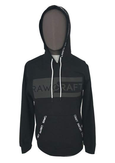 Rawcraft Cregan Hoodie Black - Herren-sweater und -hoodies - Herren-Sweater und -Hoodies in großen Größen