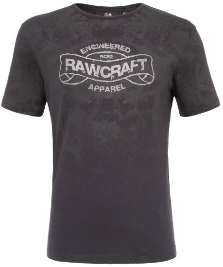 Rawcraft Crowler T-shirt Black - Herren-T-shirts - Herren-T-Shirts in großen Größen
