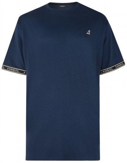Kangol Descend T-shirt Navy - Herren-T-shirts - Herren-T-Shirts in großen Größen