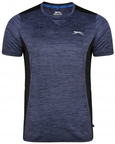 Slazenger Drew T-shirt Navy - Herren-T-shirts - Herren-T-Shirts in großen Größen