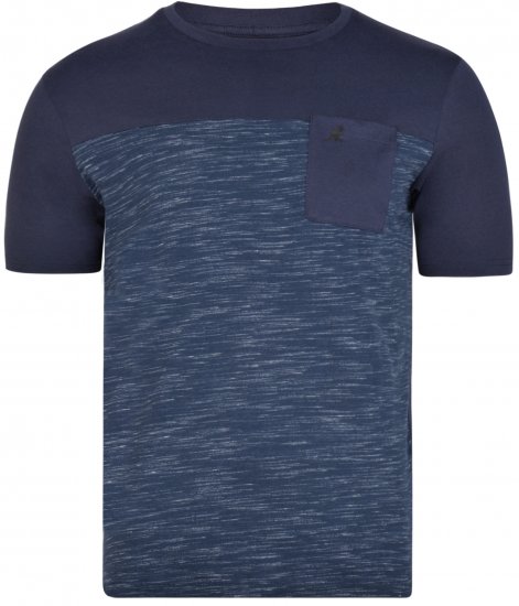 Kangol Elbrus T-shirt Navy - Herren-T-shirts - Herren-T-Shirts in großen Größen