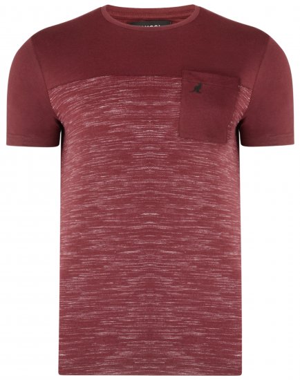 Kangol Elbrus T-shirt Red - Herren-T-shirts - Herren-T-Shirts in großen Größen