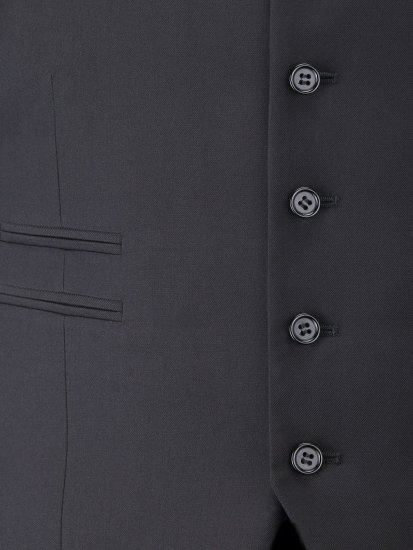 Skopes Madrid Waistcoat Black - Herrenanzüge und -blazer - Herrenanzüge und -blazer in großen Größen