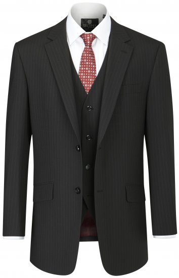 Skopes Darwin Suit jacket Black stripe - Herrenanzüge und -blazer - Herrenanzüge und -blazer in großen Größen