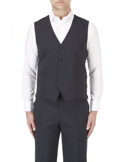 Skopes Darwin Waistcoat Black stripe - Herrenanzüge und -blazer - Herrenanzüge und -blazer in großen Größen