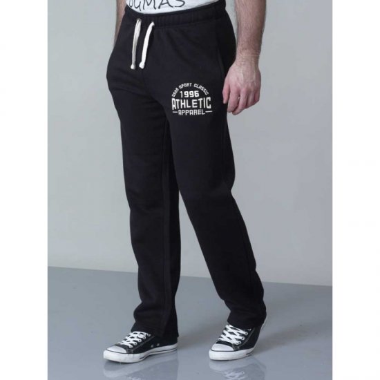 D555 Tony Sweatpants Black - Jogginghosen für herren - Jogginghosen für Herren in großen Größen