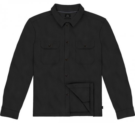 Double Outfitters GS-5237 Overshirt Schwarz - Herrenhemden - Herrenhemden in großen Größen