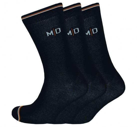 Motley Denim Harry Socks 3-Pack Black - Herrenunterwäsche & Bademode in großen Größen - Herrenunterwäsche & Bademode in großen Größen
