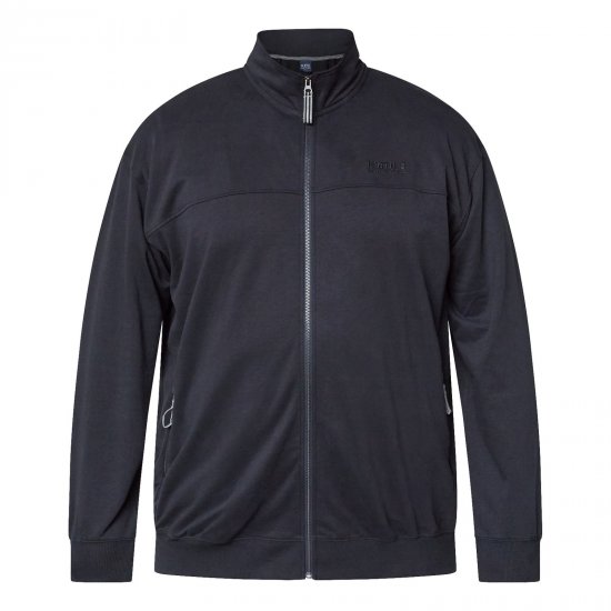 North Latitude Sweat Cardigan Schwarz - TALL sweatshirts - TALL Sweatshirts für große Männer