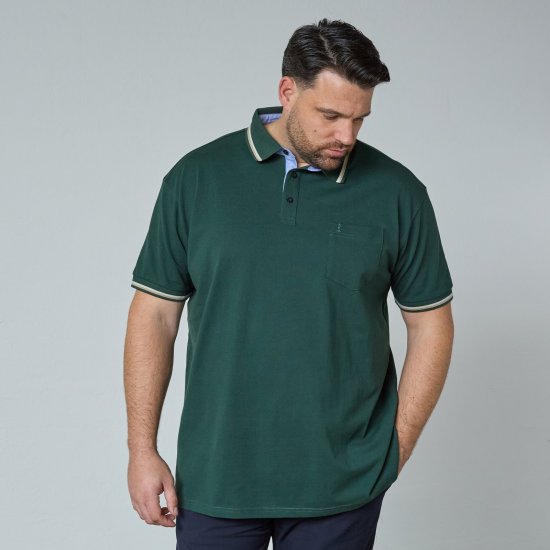 North Latitude Superflex Polo Grün/Khaki - Polo-shirts für herren - Polo-Shirts für Herren in großen Größen