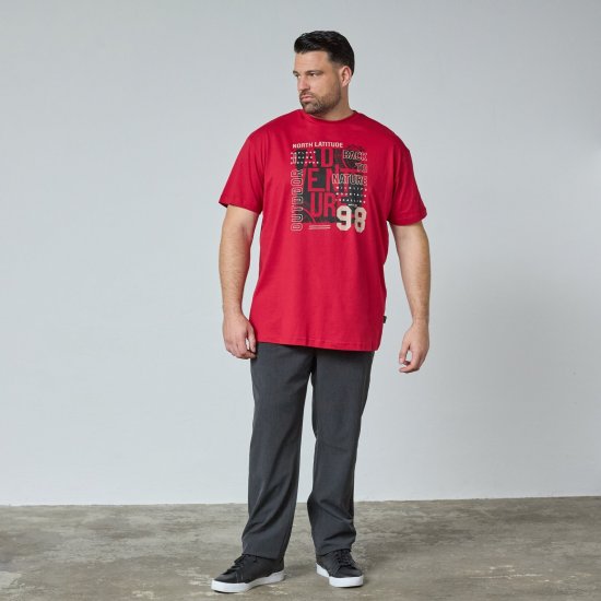 North Latitude Adventure 98 Graphic Tee Gelb/Orange - TALL T-shirts - T-Shirts Überlänge Herren