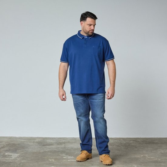 North Latitude Superflex Polo Blau - TALL poloshirts - TALL Poloshirts für große Herren