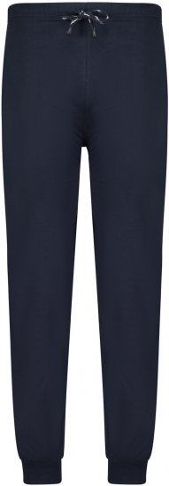 Adamo Jakob Pyjama Pants with Cuffs Navy - Herrenunterwäsche & Bademode in großen Größen - Herrenunterwäsche & Bademode in großen Größen