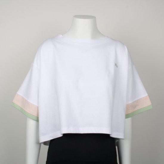 Nora Mikken AGNES Crop Top White - T-shirts - 