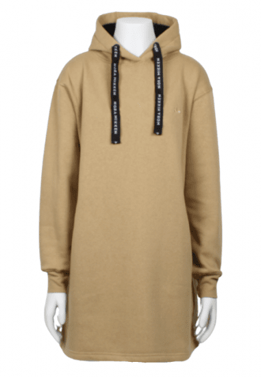 Nora Mikken KRISTINA Long Hoodie Camel - Sweaters & hoodies - 