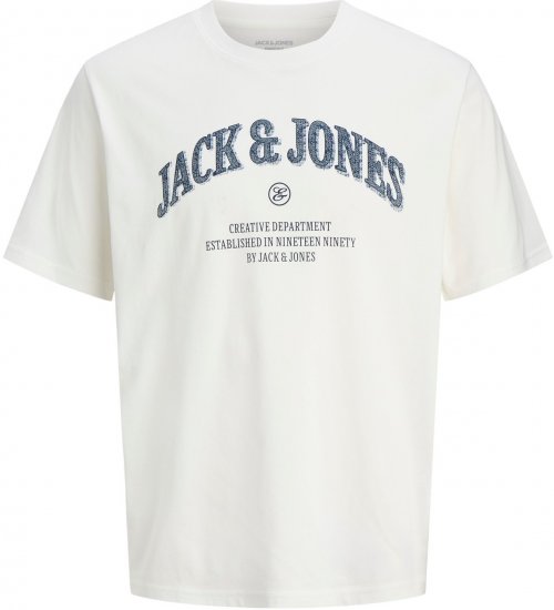 Jack & Jones Denver Graphic T-Shirt Beige - Herren-T-shirts - Herren-T-Shirts in großen Größen