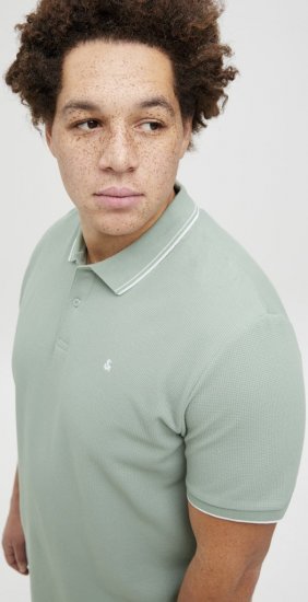 Jack & Jones AUSTIN CLASSIC Polo Iceberg Green - Polo-shirts für herren - Polo-Shirts für Herren in großen Größen