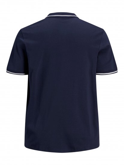 Jack & Jones Jersey Polo Navy - Polo-shirts für herren - Polo-Shirts für Herren in großen Größen