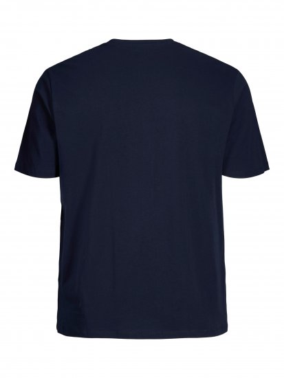 Jack & Jones Logo T-Shirt Navy - Herren-T-shirts - Herren-T-Shirts in großen Größen