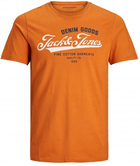 Jack & Jones Elogo T-Shirt Hawaiian Sunset - Herren-T-shirts - Herren-T-Shirts in großen Größen