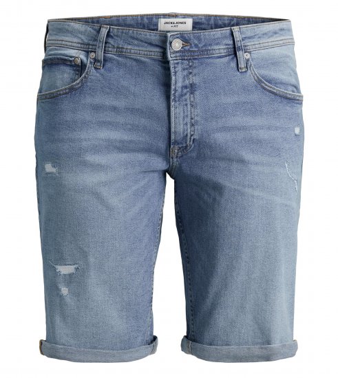 Jack & Jones Rick 5 Pocket Shorts Blue denim - Herrenshorts - Herrenshorts in großen Größen