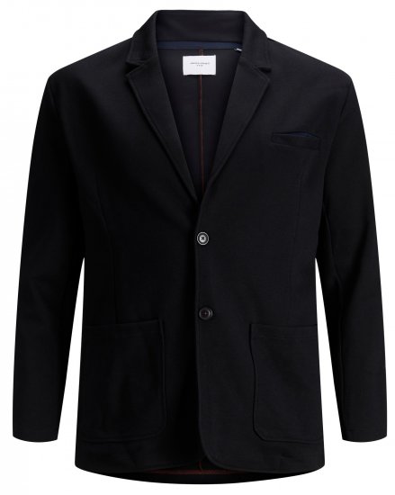 Jack & Jones Diego Sweat Blazer Black - Herrenanzüge und -blazer - Herrenanzüge und -blazer in großen Größen