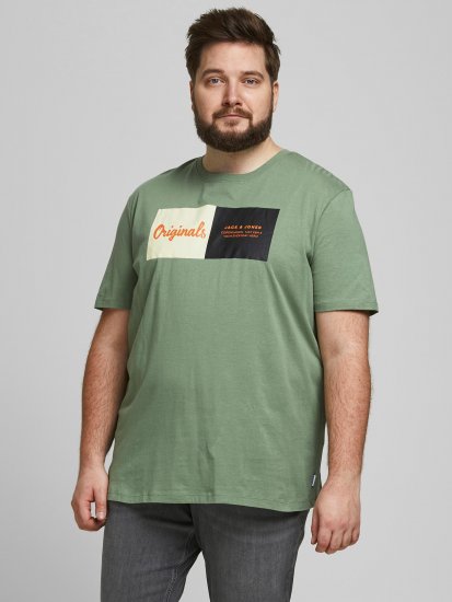 Jack & Jones Joshua T-shirt Sea Spray - Herren-T-shirts - Herren-T-Shirts in großen Größen