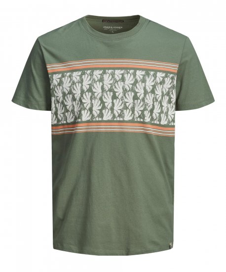 Jack & Jones Sunnys Tee Sea Spray - Herren-T-shirts - Herren-T-Shirts in großen Größen