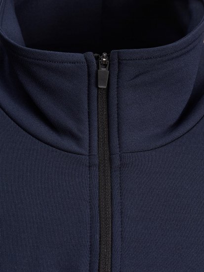Jack & Jones Running Half Zip Sweat Navy - Herren-sweater und -hoodies - Herren-Sweater und -Hoodies in großen Größen