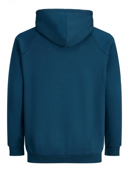 Jack & Jones Booster Hoodie Blue - Herren-sweater und -hoodies - Herren-Sweater und -Hoodies in großen Größen