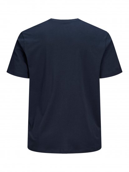 Jack & Jones Preston Crew Neck T-Shirt Navy - Herren-T-shirts - Herren-T-Shirts in großen Größen