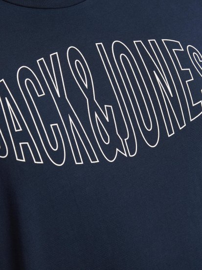 Jack & Jones Preston Crew Neck T-Shirt Navy - Herren-T-shirts - Herren-T-Shirts in großen Größen