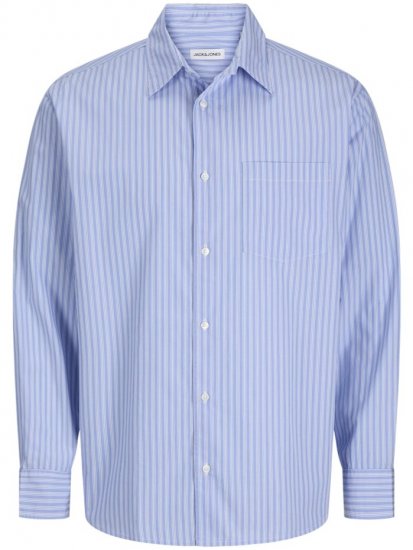 Jack & Jones Cody Poplin Long Sleeve Shirt Windsurfer - Herrenhemden - Herrenhemden in großen Größen