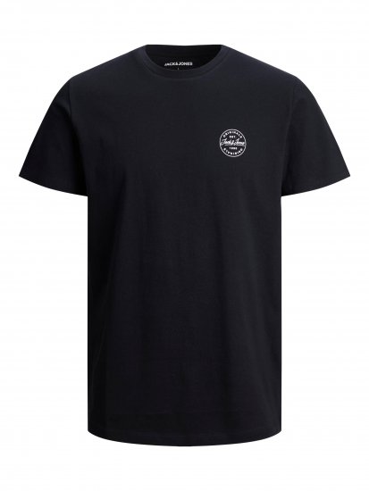 Jack & Jones JJESHARK TEE Black - Herren-T-shirts - Herren-T-Shirts in großen Größen