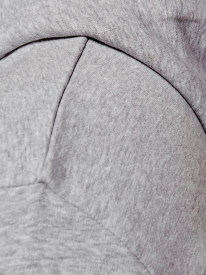 Jack & Jones CORP LOGO Hoodie Light Gray - Herren-sweater und -hoodies - Herren-Sweater und -Hoodies in großen Größen