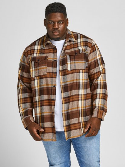 Jack & Jones JPRBLUWOODLAND Checked Shirt - Herrenhemden - Herrenhemden in großen Größen