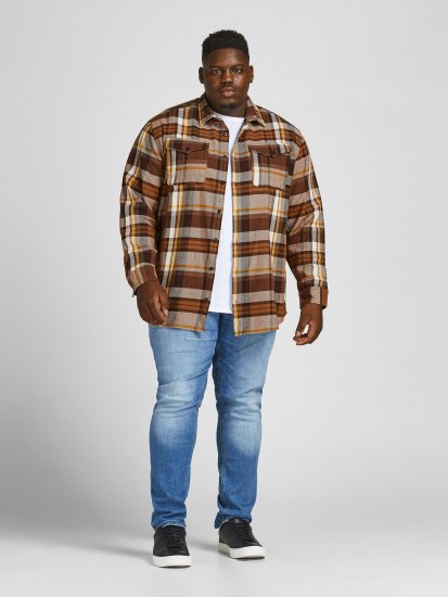 Jack & Jones JPRBLUWOODLAND Checked Shirt - Herrenhemden - Herrenhemden in großen Größen